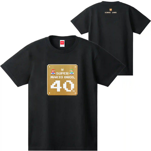 Super Mario Bros.™ 40th Anniversary T-Shirt - Black - 3XL