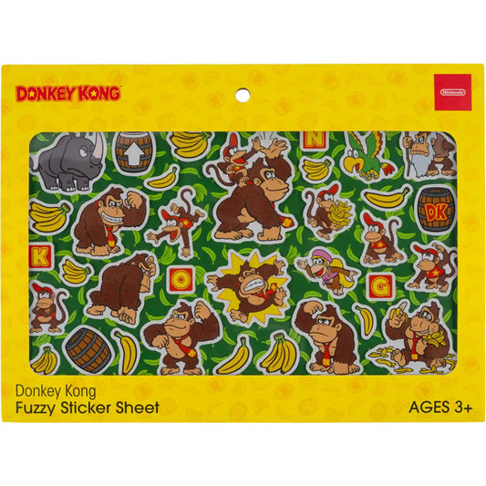 Donkey Kong™ Fuzzy Sticker Sheet