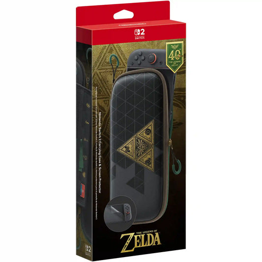 Nintendo Switch™ 2 Carrying Case & Screen Protector –The Legend of Zelda™ – 40th Anniversary Edition