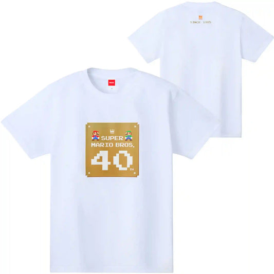 Super Mario Bros.™ 40th Anniversary T-Shirt - White - 3XL